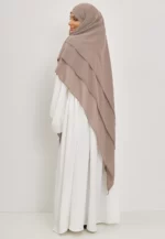 Khimar 3 Voiles Taupe