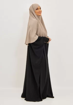 Khimar Rond Taupe